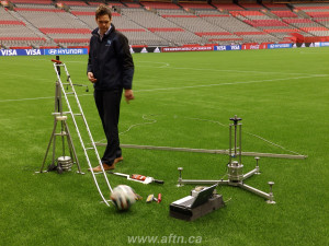 BC Place turf pitch testing