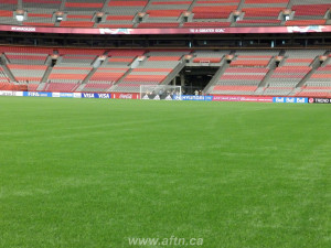 BC Place new turf pitch