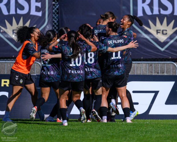 Vancouver Rise denied victory by late Montreal equalizer but stay in playoff places