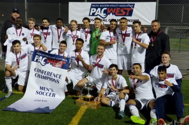 Capilano Blues win back to back PACWEST Championships after unbeaten season