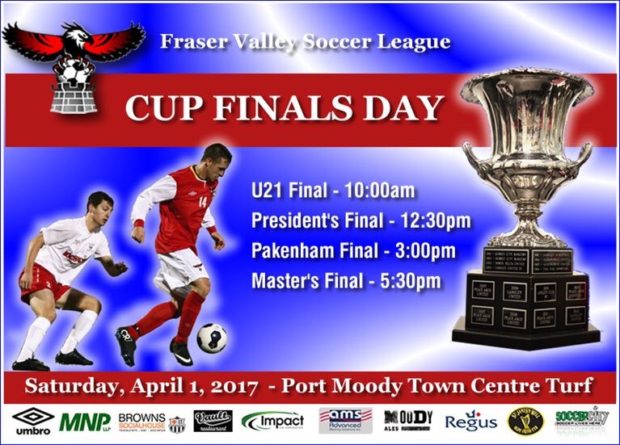 FVSL round-up: Fraser Valley Soccer League Cup Final Day 2017