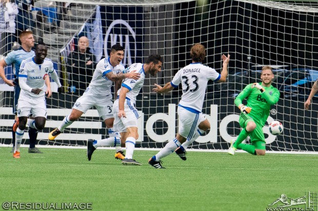 Report and Reaction: Montreal Impact throw Vancouver Whitecaps a First Kick Piatti party