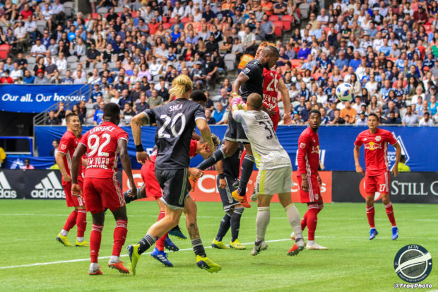Report and Reaction: Waston heads home two but Royer’s Red Bull late show grabs a point for New York in Vancouver
