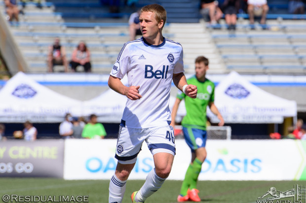 Brett Levis working hard to continue his rise with Vancouver Whitecaps and make the “hardest jump” from USL to MLS